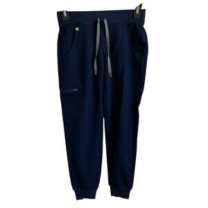 FIGS Technical‎ Collection Navy Blue Jogger Scrub Pants - Size XS